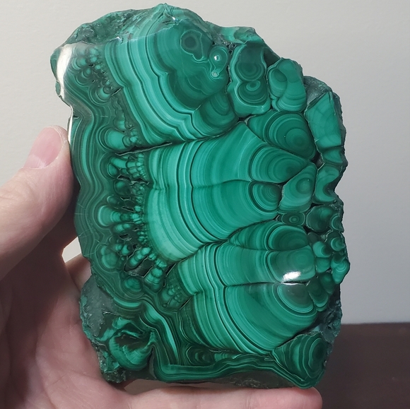 1.18 lbs Malachite Crystal Slab - Picture 14 of 17